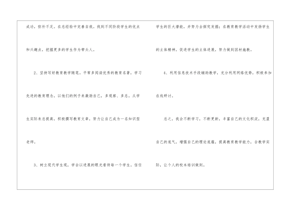 教师校本培训总结模板集合七篇_第3页