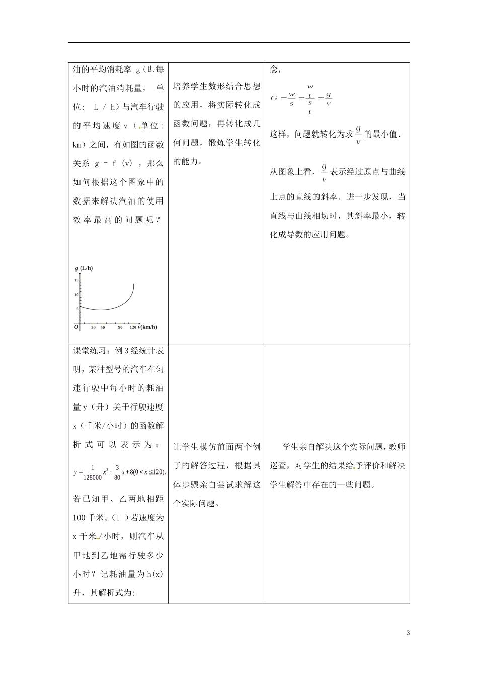 2013年高中数学 1.4 1生活中的优化问题举例教案 新人教A版选修2-2_第3页