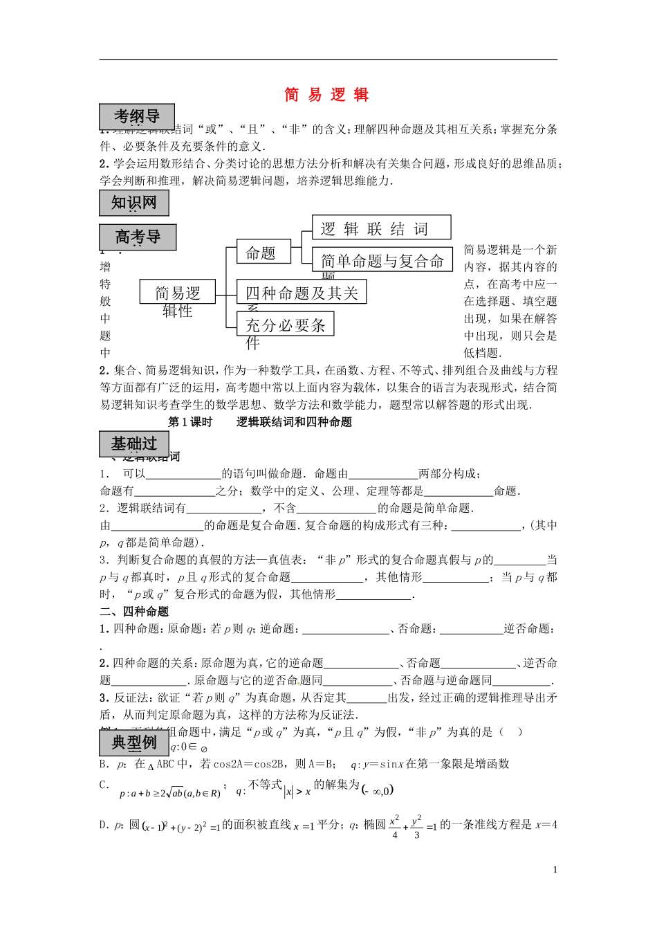 2013届高考数学 考点单元复习教案13_第1页