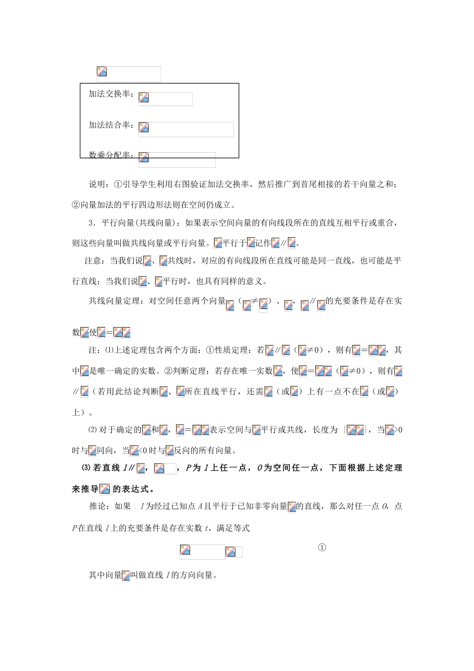 2013届高考数学一轮复习 第36讲 空间向量及其应用精品学案_第2页