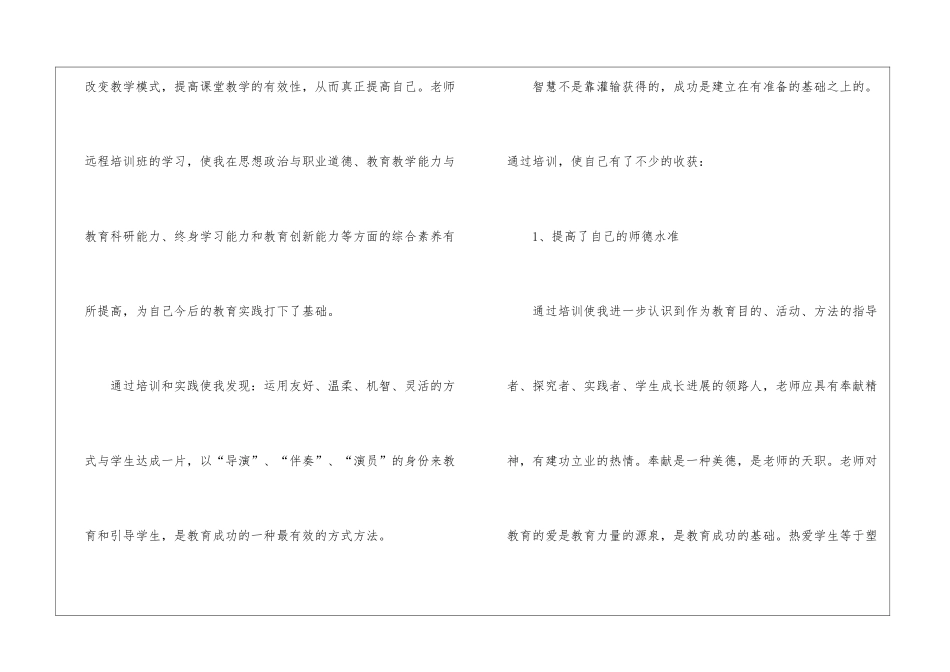 教师远程教育培训总结_第2页