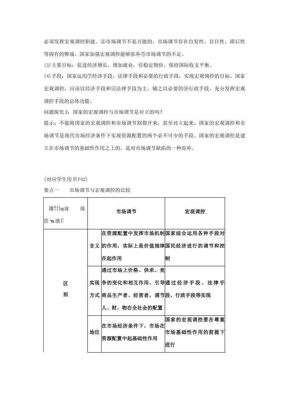 2013届高考政治一轮复习 第9课 走进社会主义市场经济精品学案 新人教版必修1_第3页