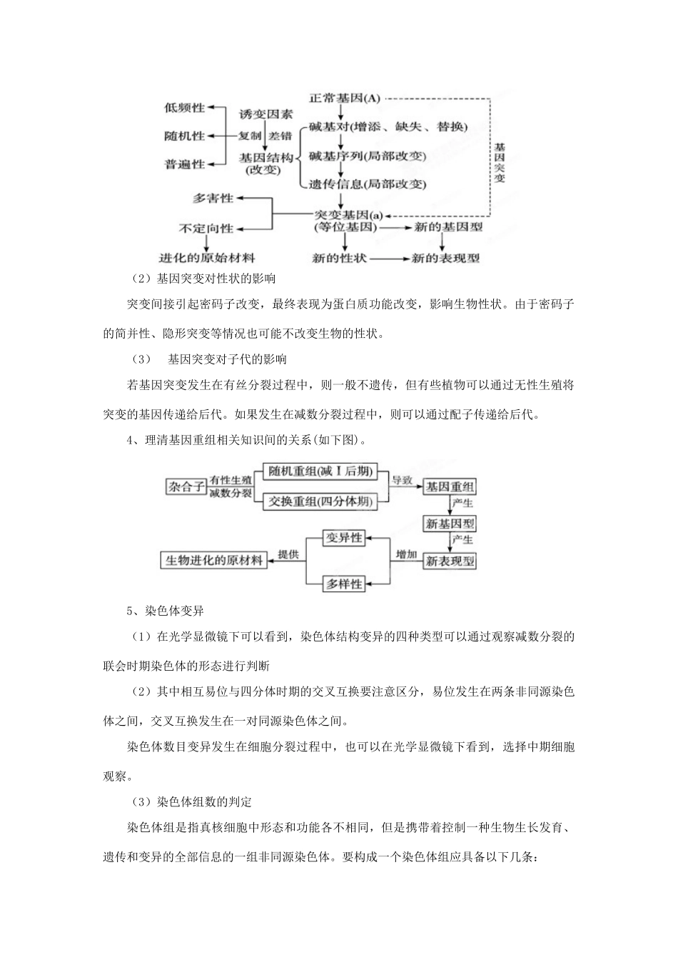 2013年高考生物二轮复习 精品资料专题07 生物的变异与进化教学案（教师版）_第3页