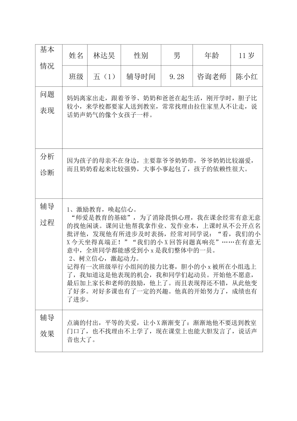 56心理健康辅导个体记录_第2页