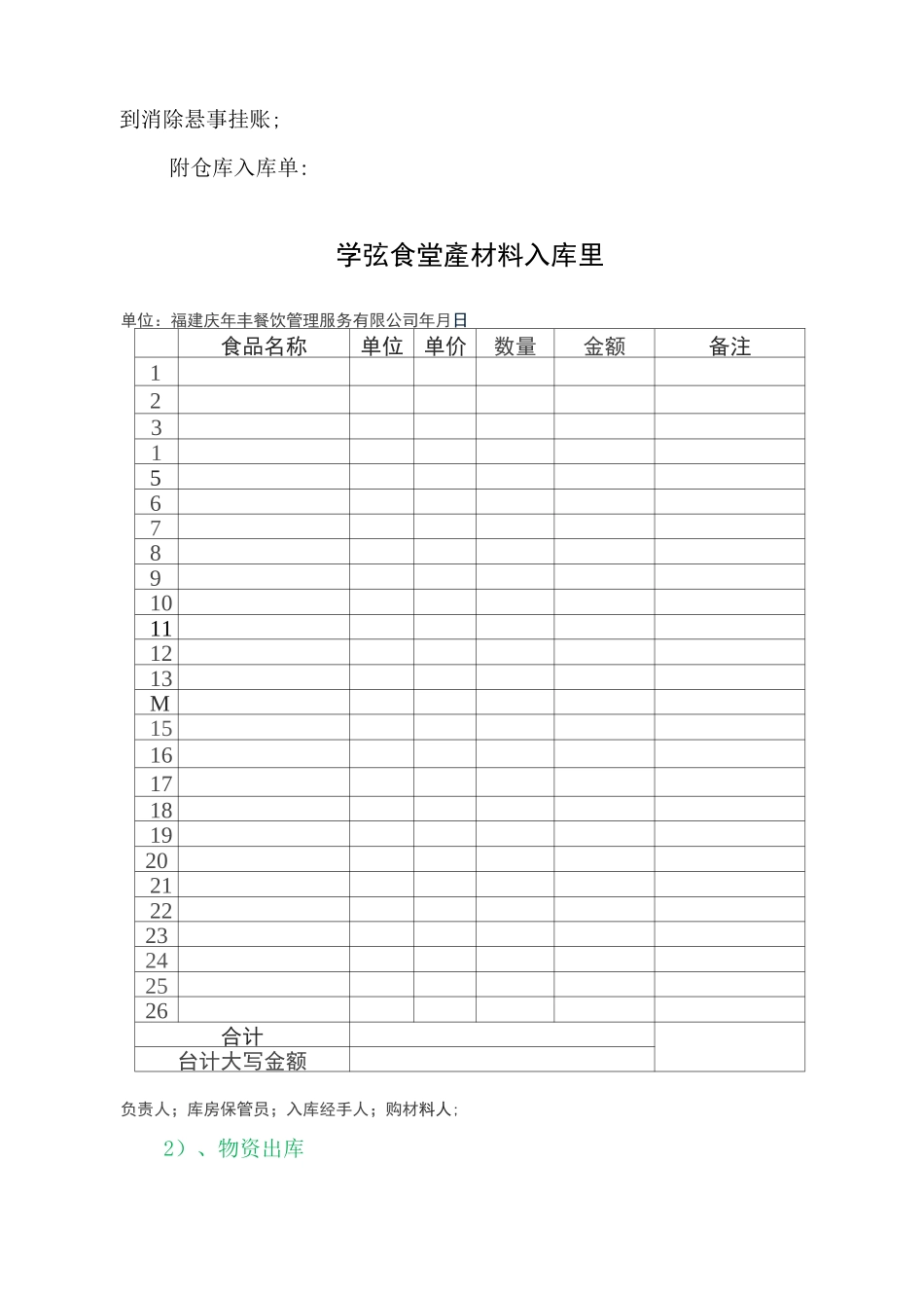 物资仓库管理方案_第2页