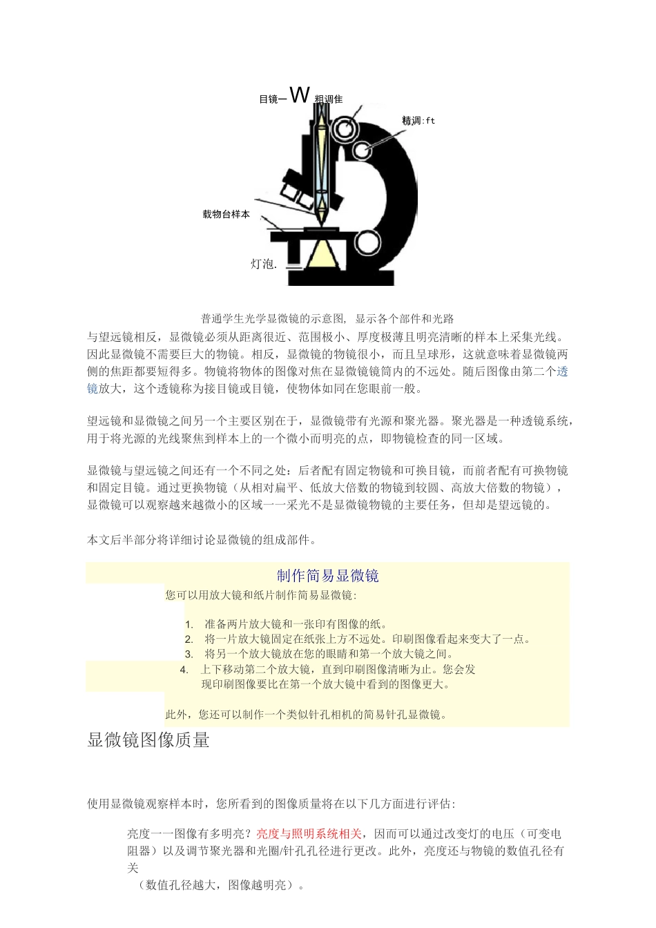 光学显微镜工作原理_第2页