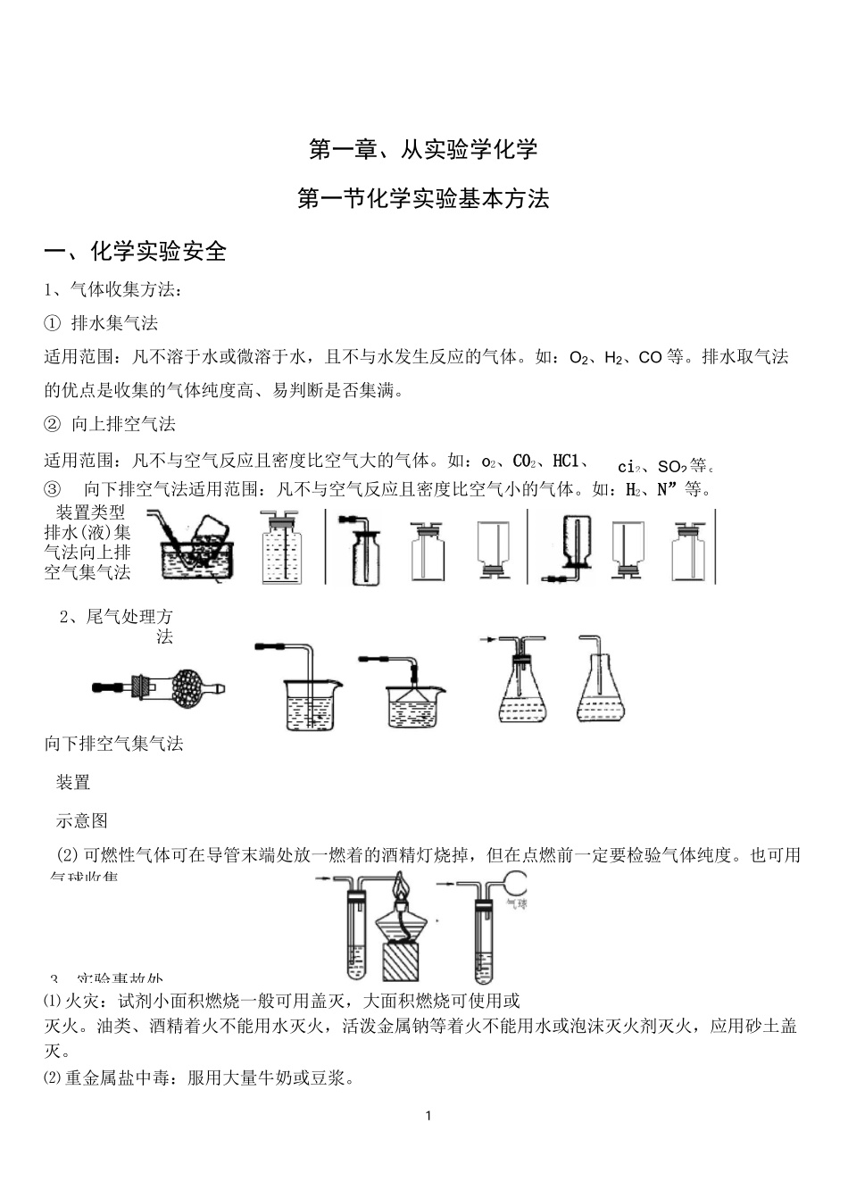 化学实验的基本方法_第1页
