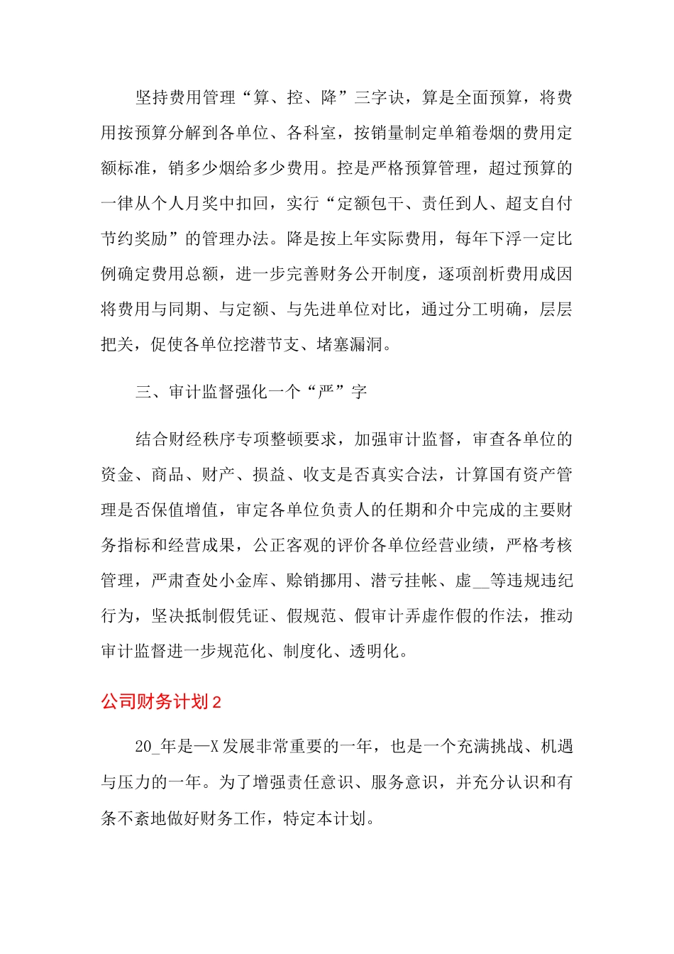 公司财务计划_第2页