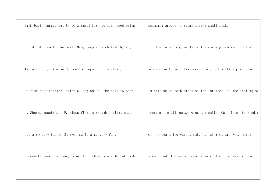 旅行英语日记80词10篇_第2页