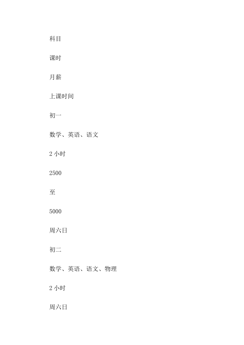 星火教育全职教师招聘活动方案_第3页