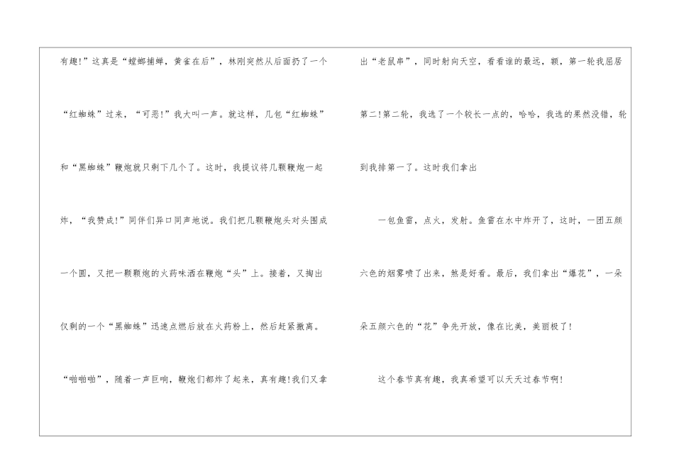 春节快乐600字作文精选10篇_第2页