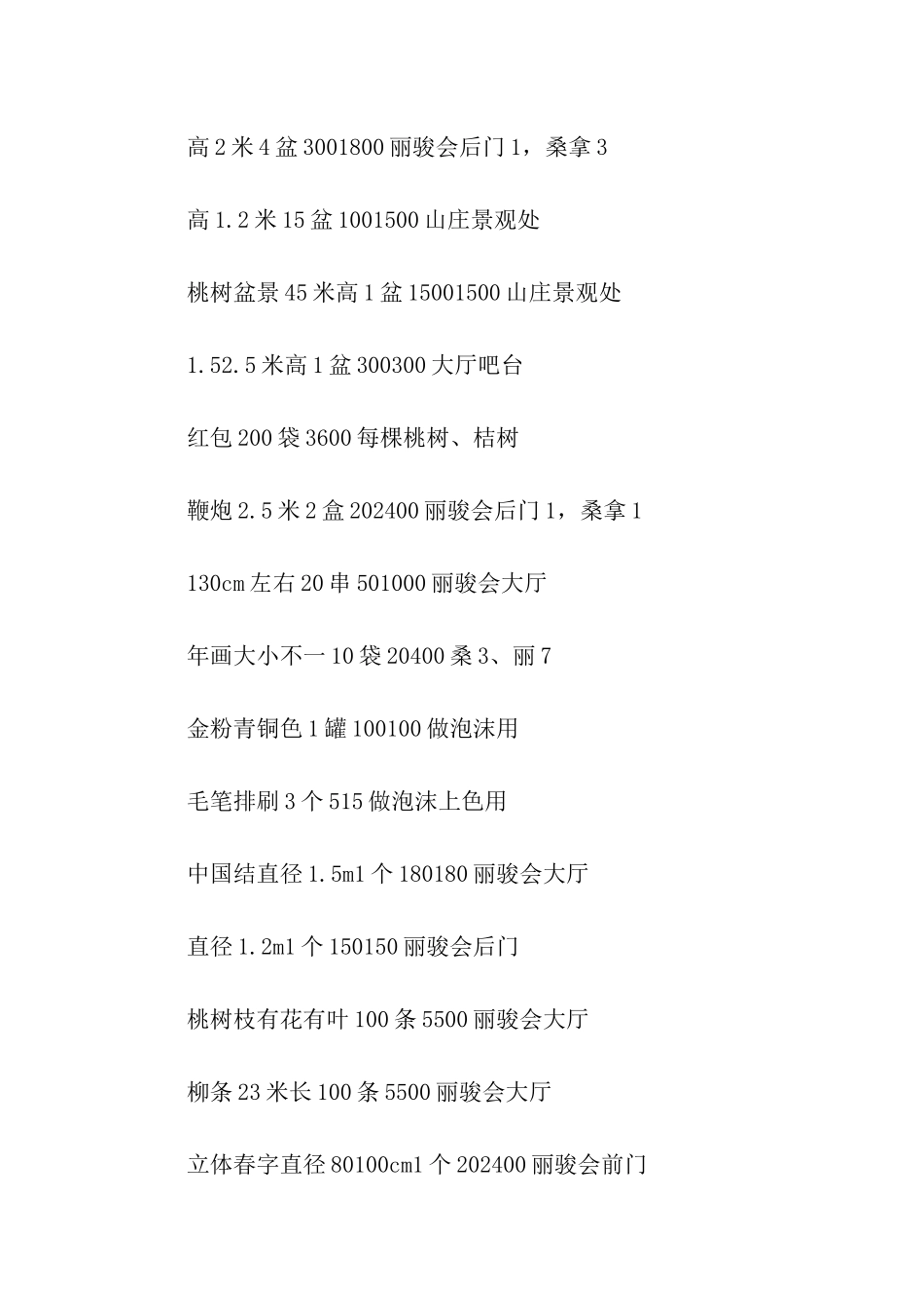 春节超市促销方案_第3页
