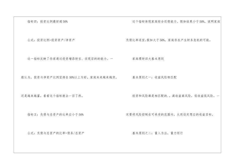 普通家庭理财方案规划_第3页