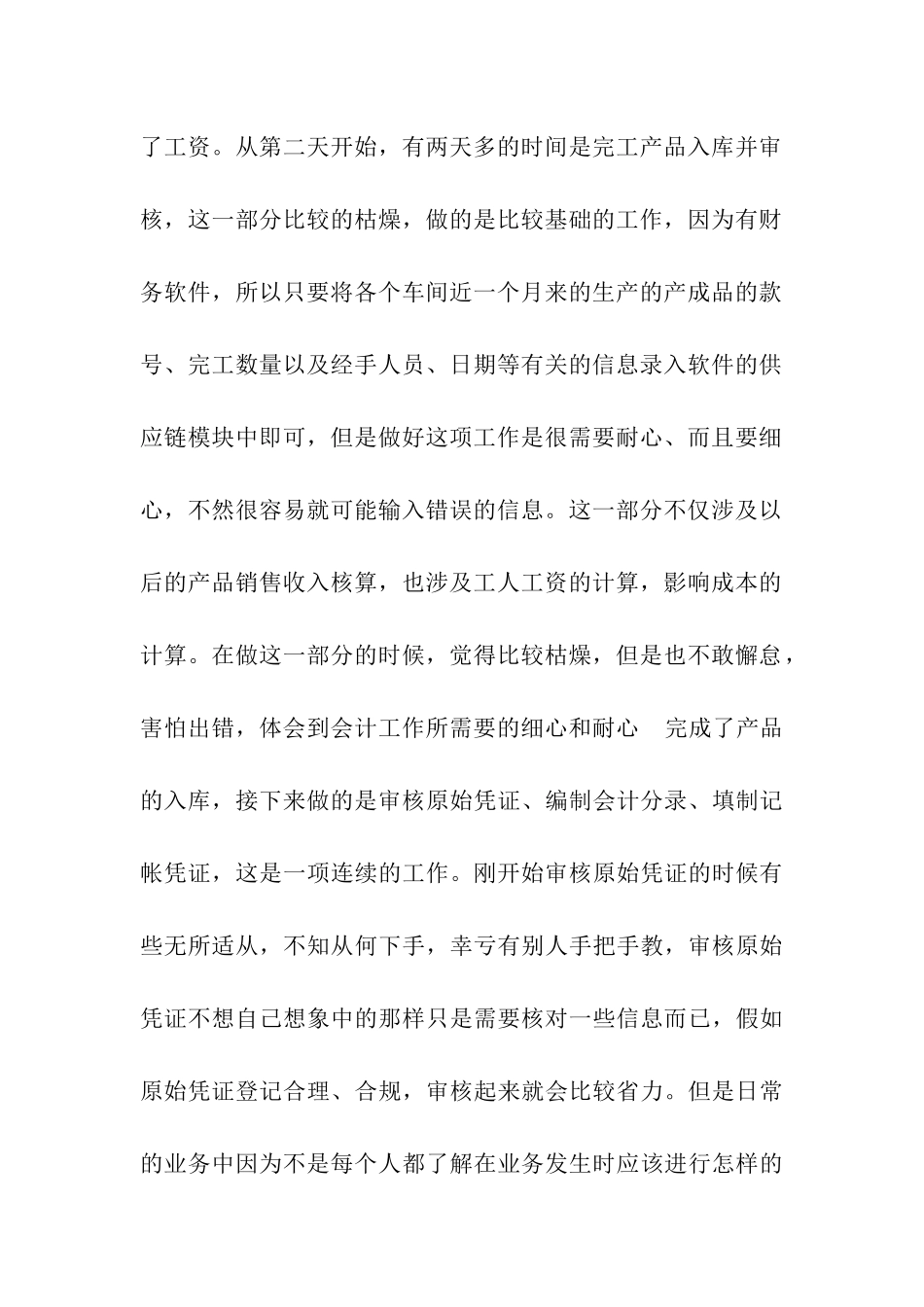 暑期会计实习报告_第2页