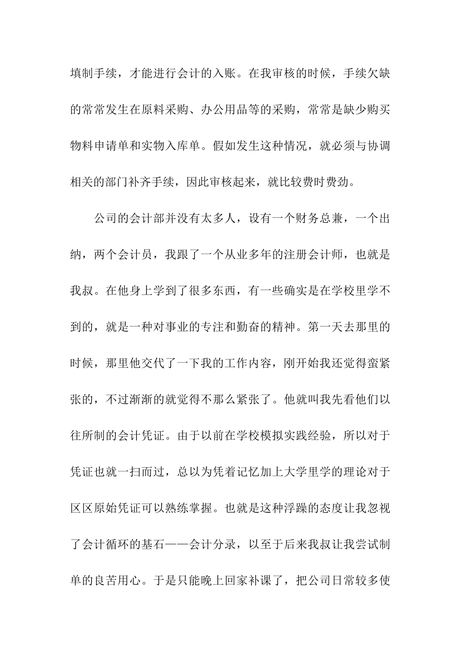 暑期会计实习报告_第3页