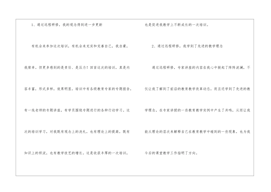 暑期教师远程研修工作总结_第2页
