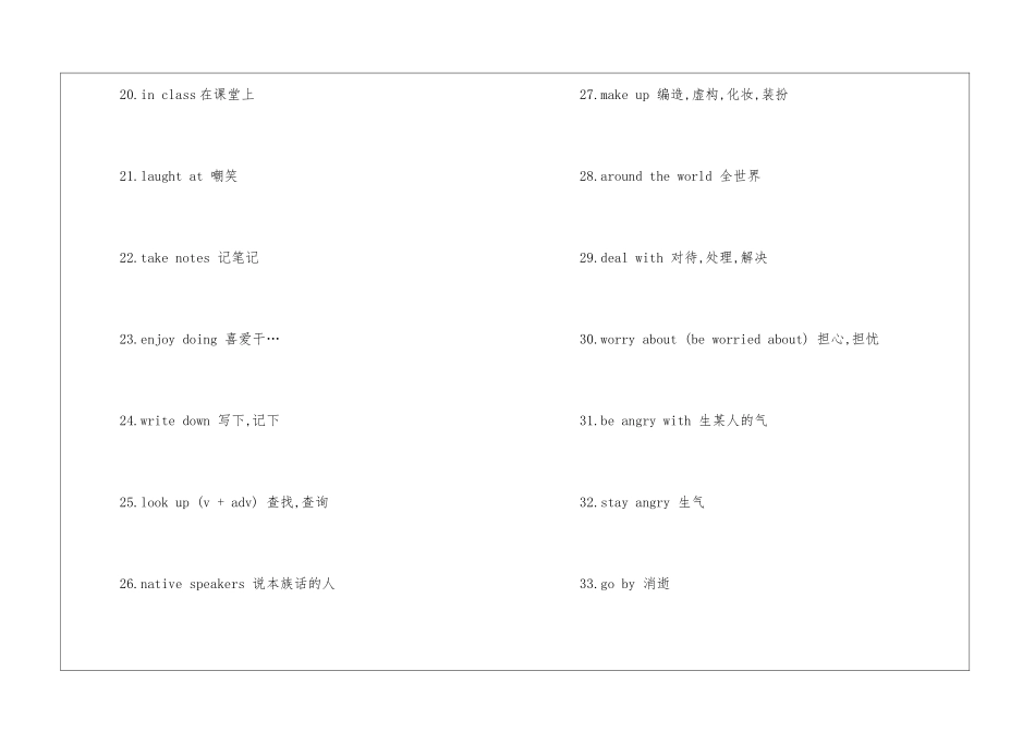 最新中考英语重点复习资料归纳初三_第3页