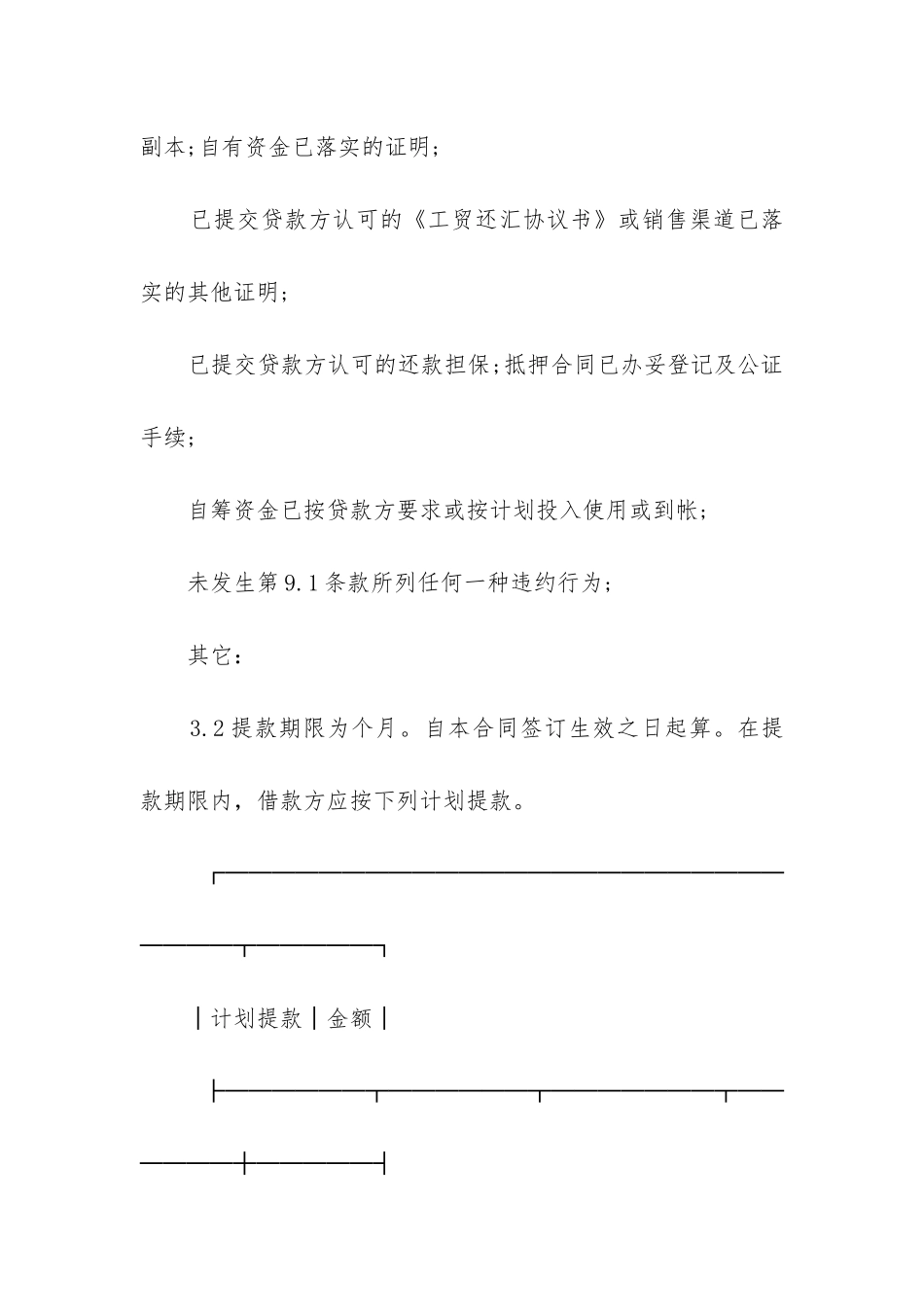 最新交通银行借贷合同协议书_第3页