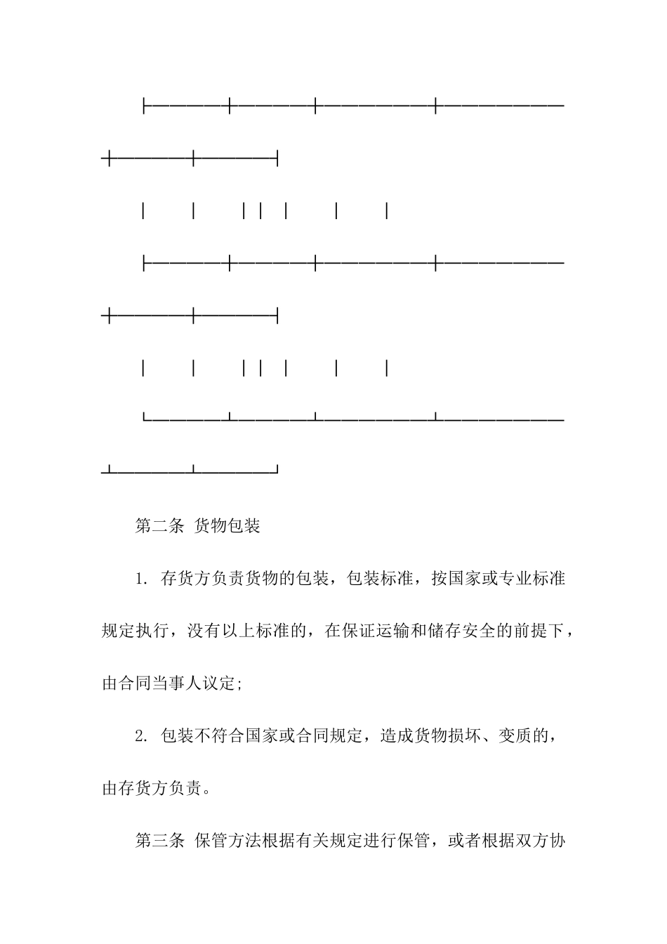 最新保管合同-_第3页