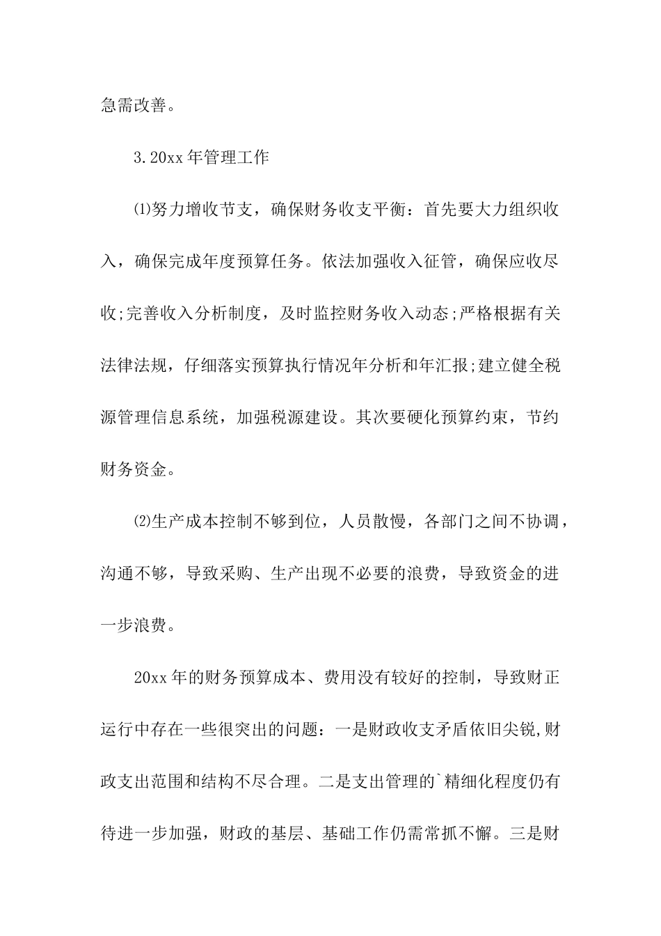 最新公司财务预算报告_第3页