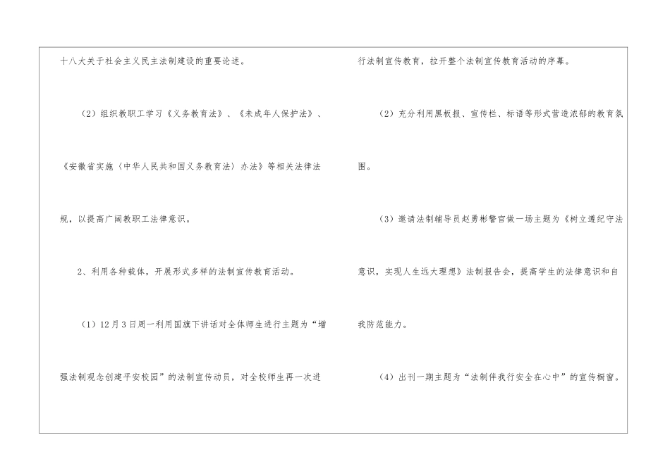 最新学校法制宣传日活动的工作总结5篇_第3页