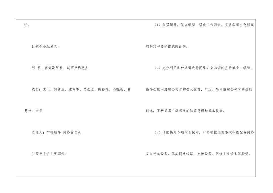 最新幼儿园网络安全应急预案_第2页