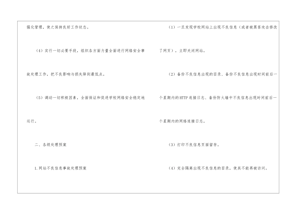 最新幼儿园网络安全应急预案_第3页