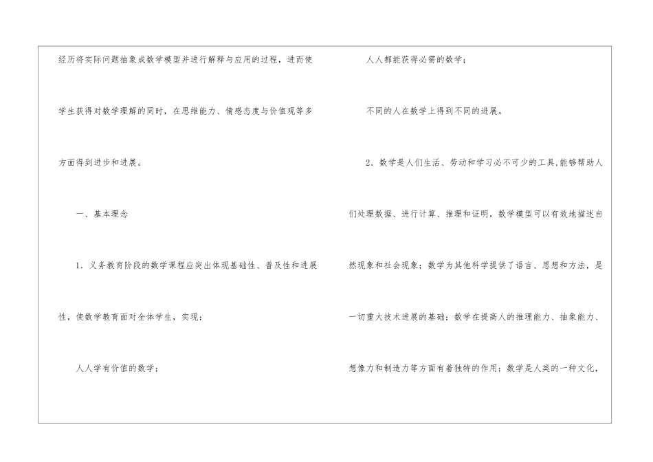 最新的数学新课程标准_第2页