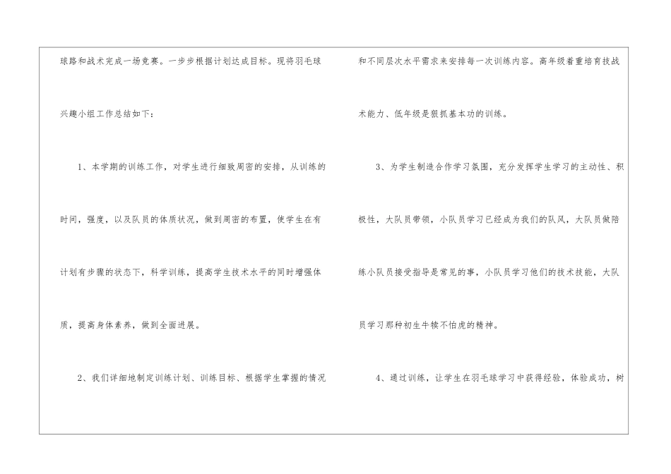 最新羽毛球社团活动总结四篇_第2页