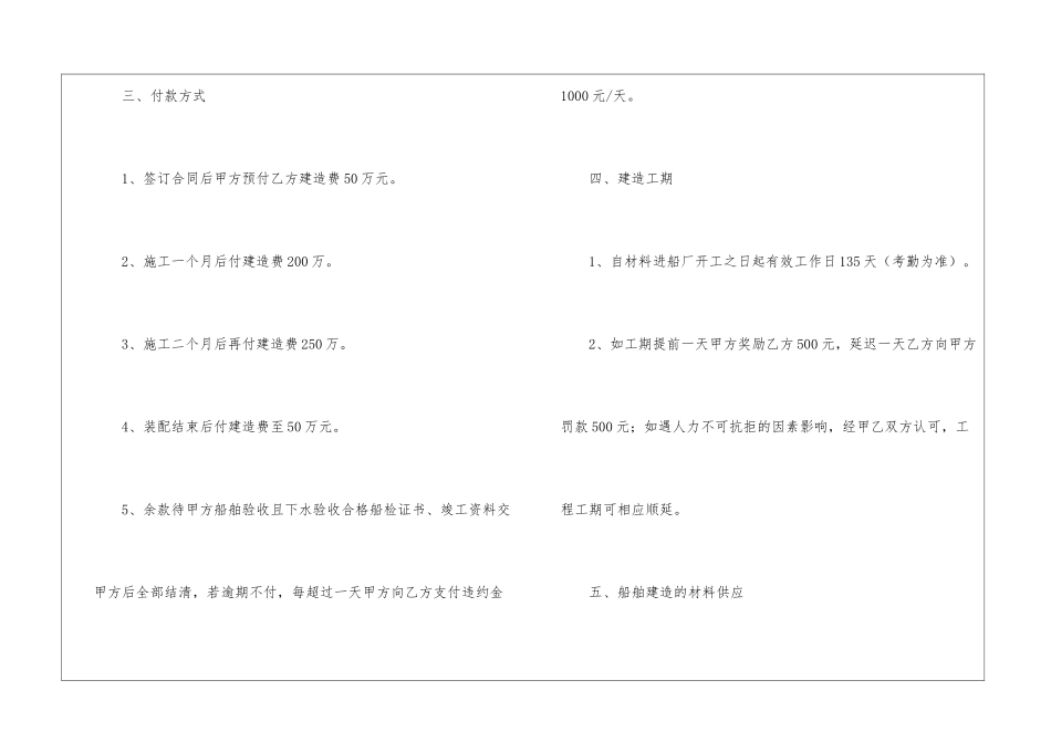最新船舶建造合同范本_第3页