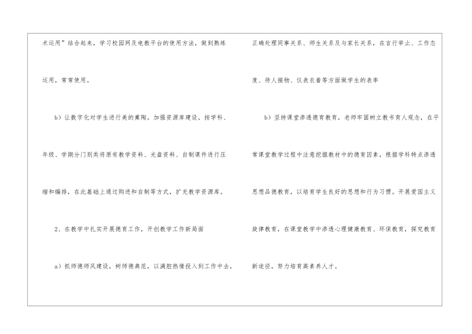 最新艺术科组工作计划_第2页