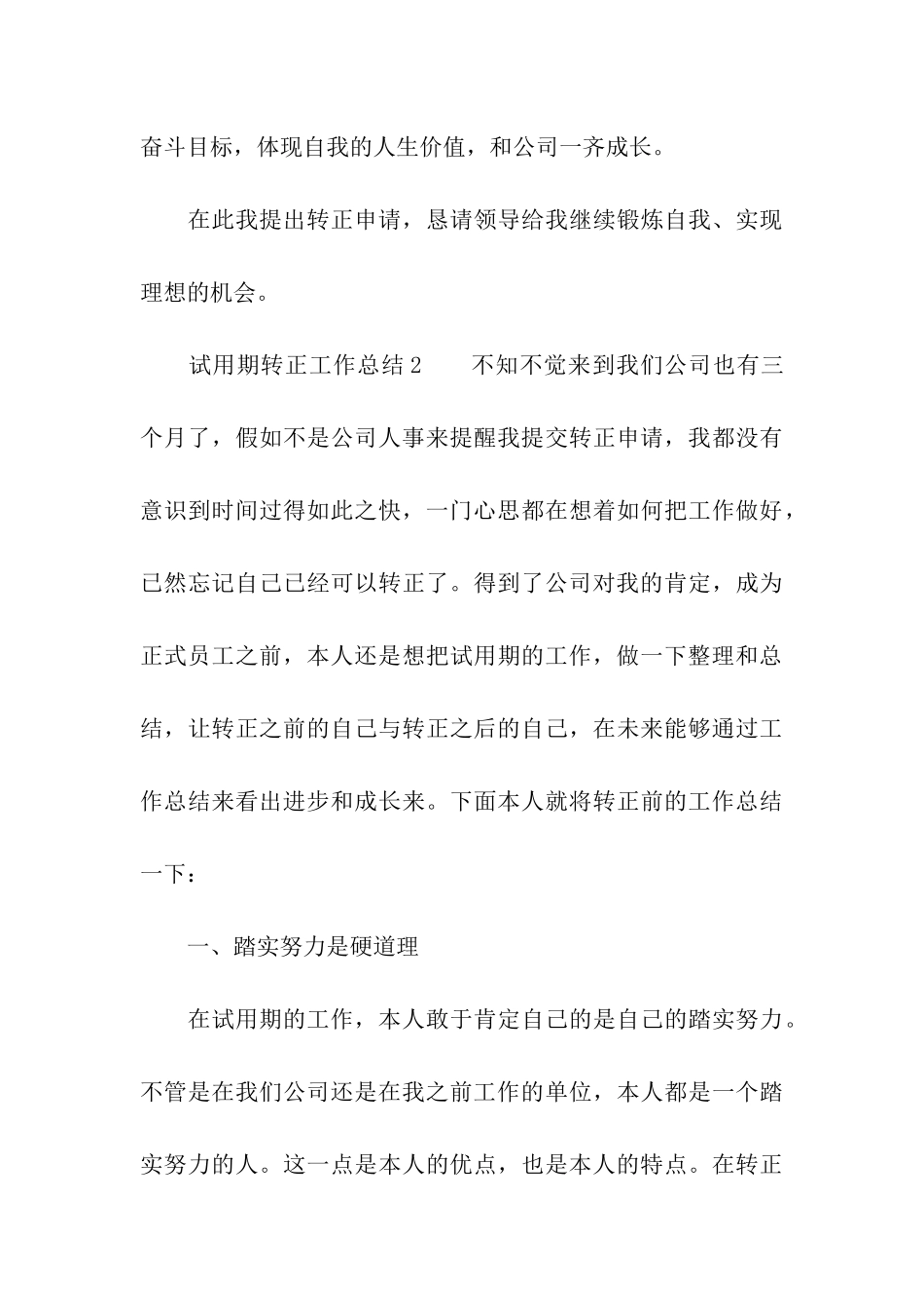最新试用期转正工作总结_第3页
