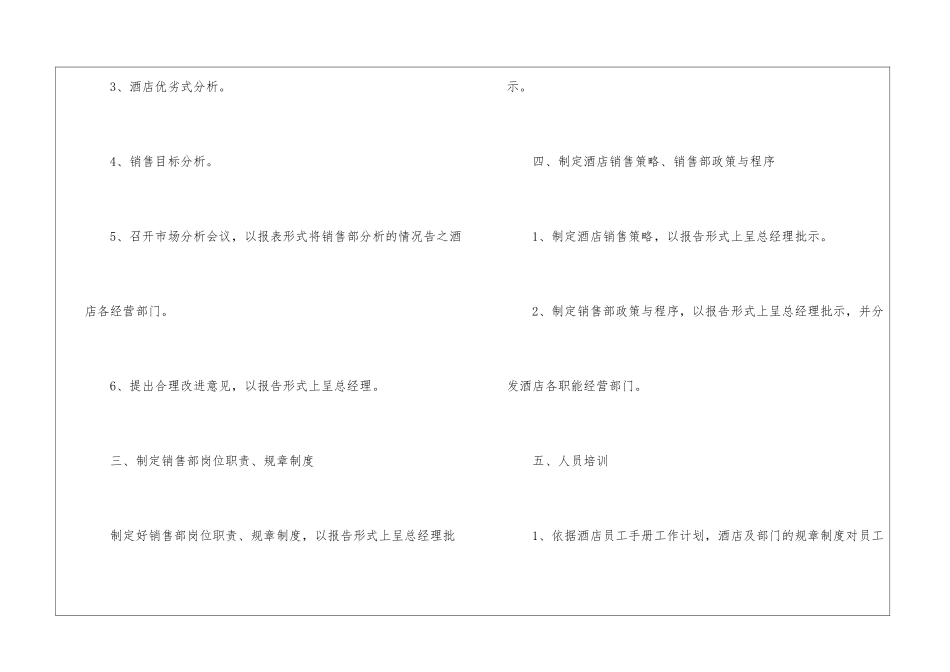 最新酒店销售工作计划_第2页