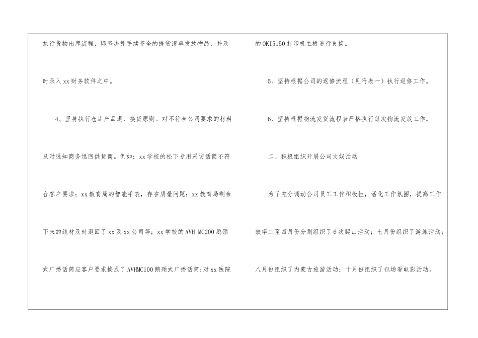 有关仓库管理工作计划模板集锦10篇_第3页