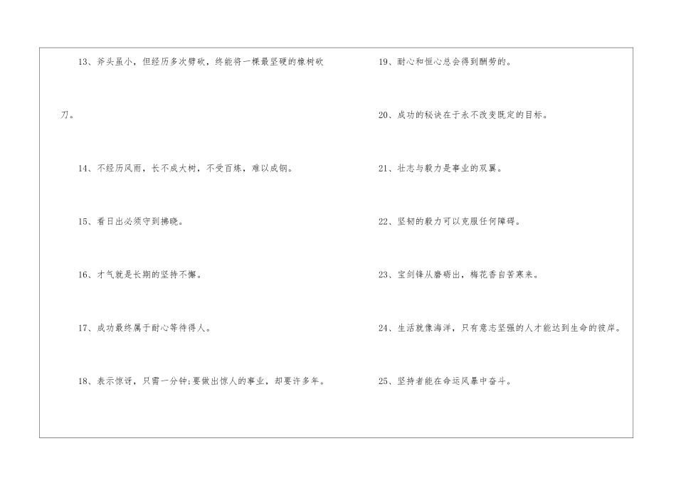 有关坚持的名言警句大全-名言警句素材_第2页