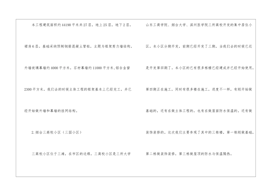 有关建筑类学生实习报告3篇_第3页