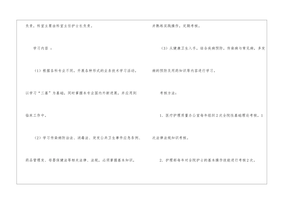 有关护理业务学习计划3篇_第3页