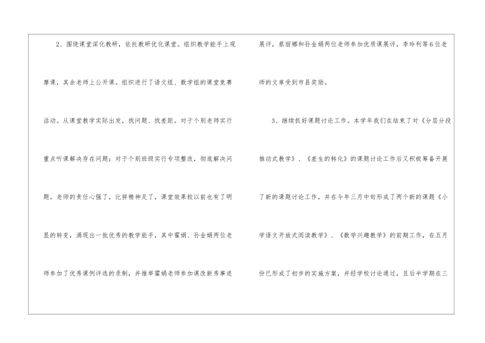 有关教学管理工作总结模板集合5篇_第2页