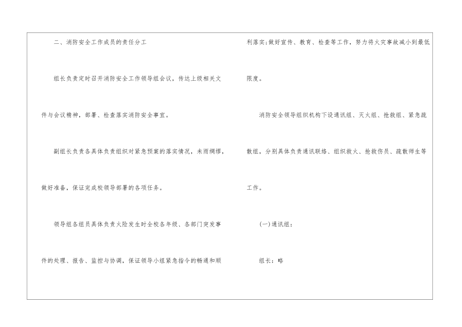 有关消防安全的应急预案(精选5篇)_第2页