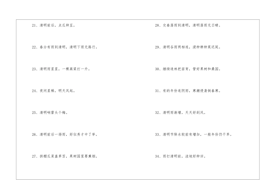 有关清明节气的谚语3篇_第3页