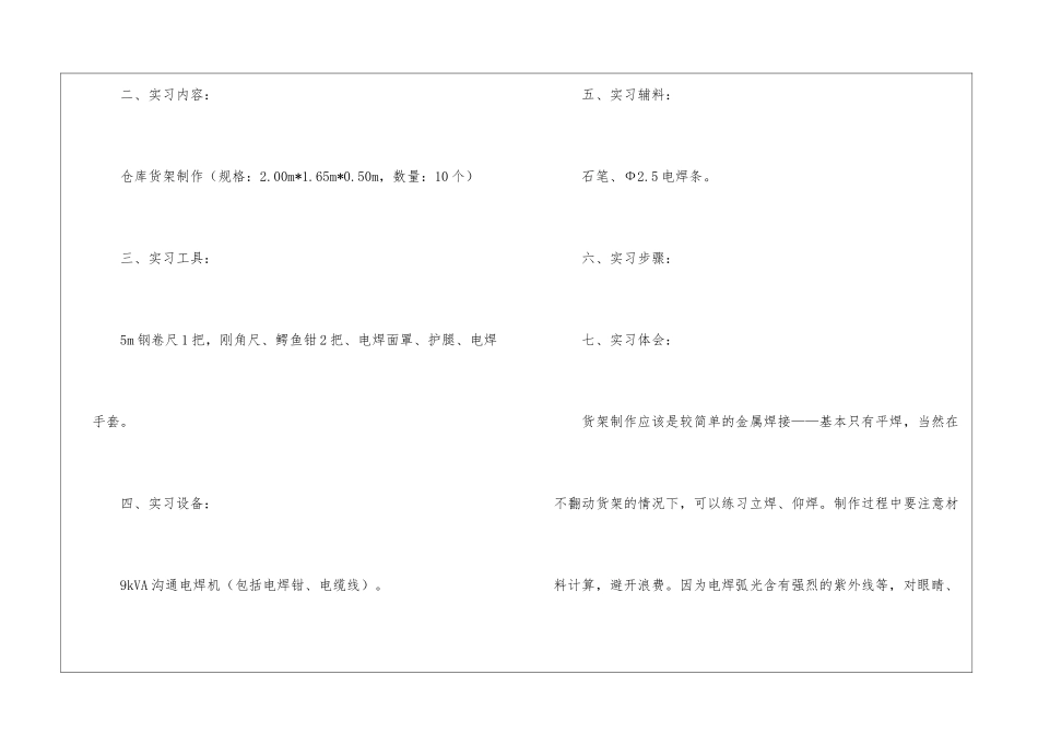 有关焊接的实习报告三篇_第2页