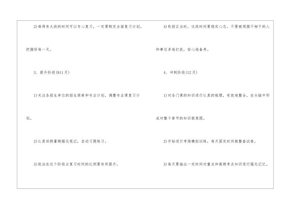有关考研复习计划合集5篇_第2页
