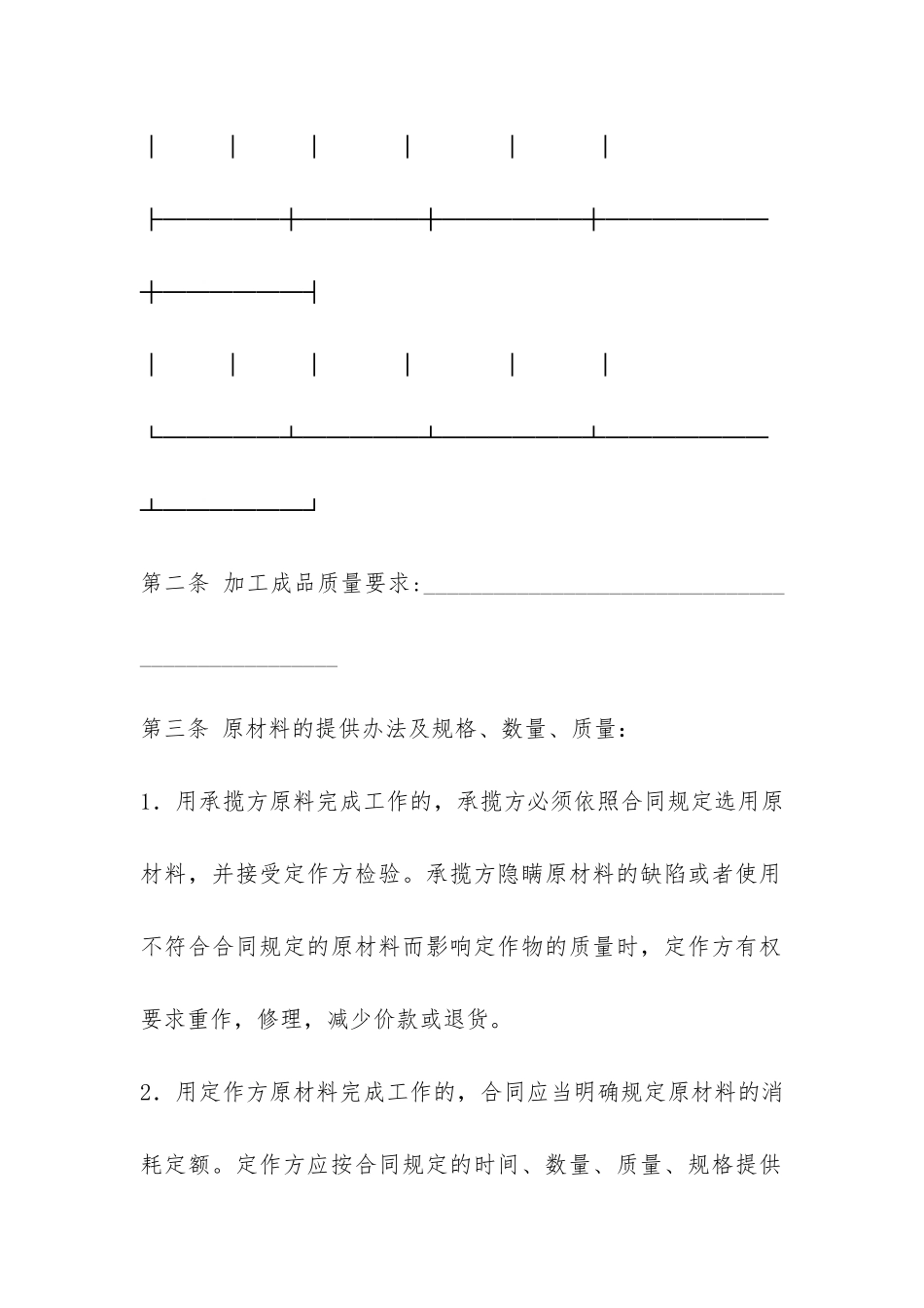 服装加工承揽合同-_第2页