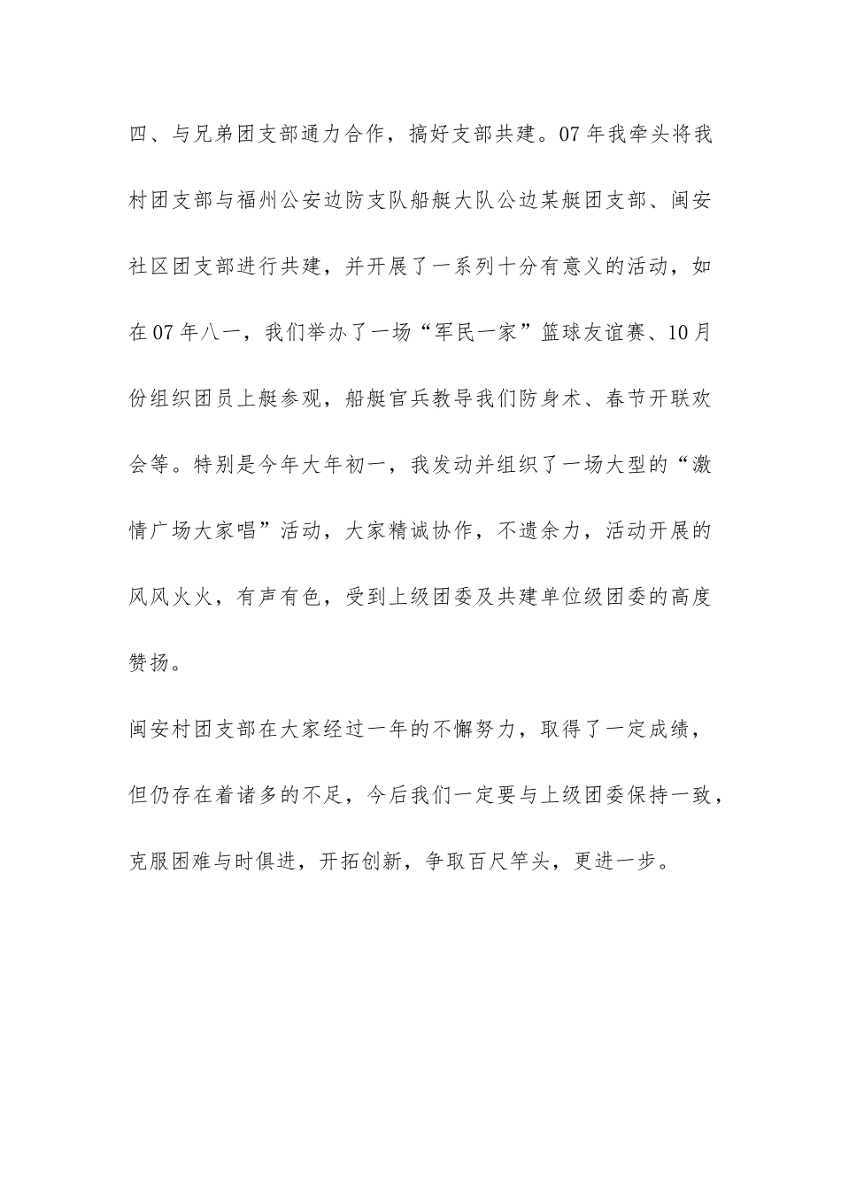 村共青团支部书记工作总结-_第3页