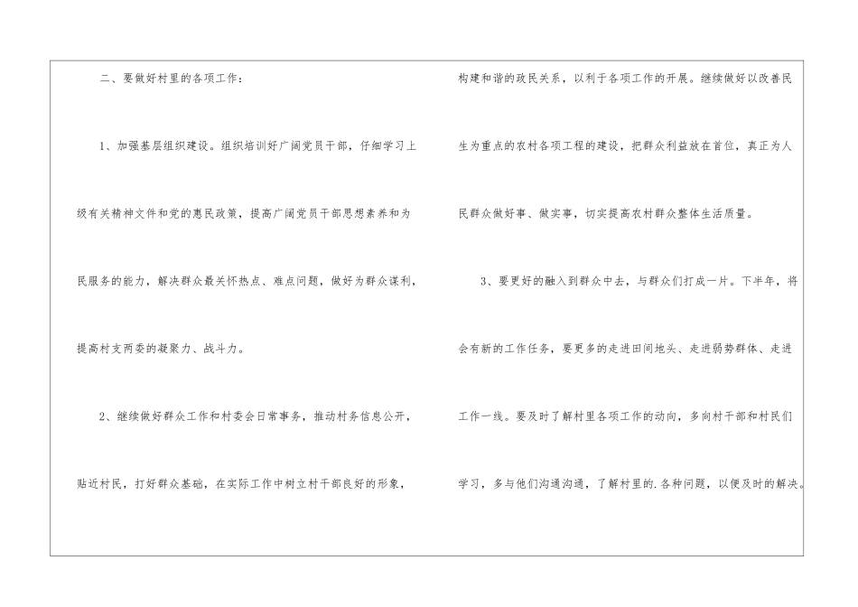 村干部工作计划_第3页