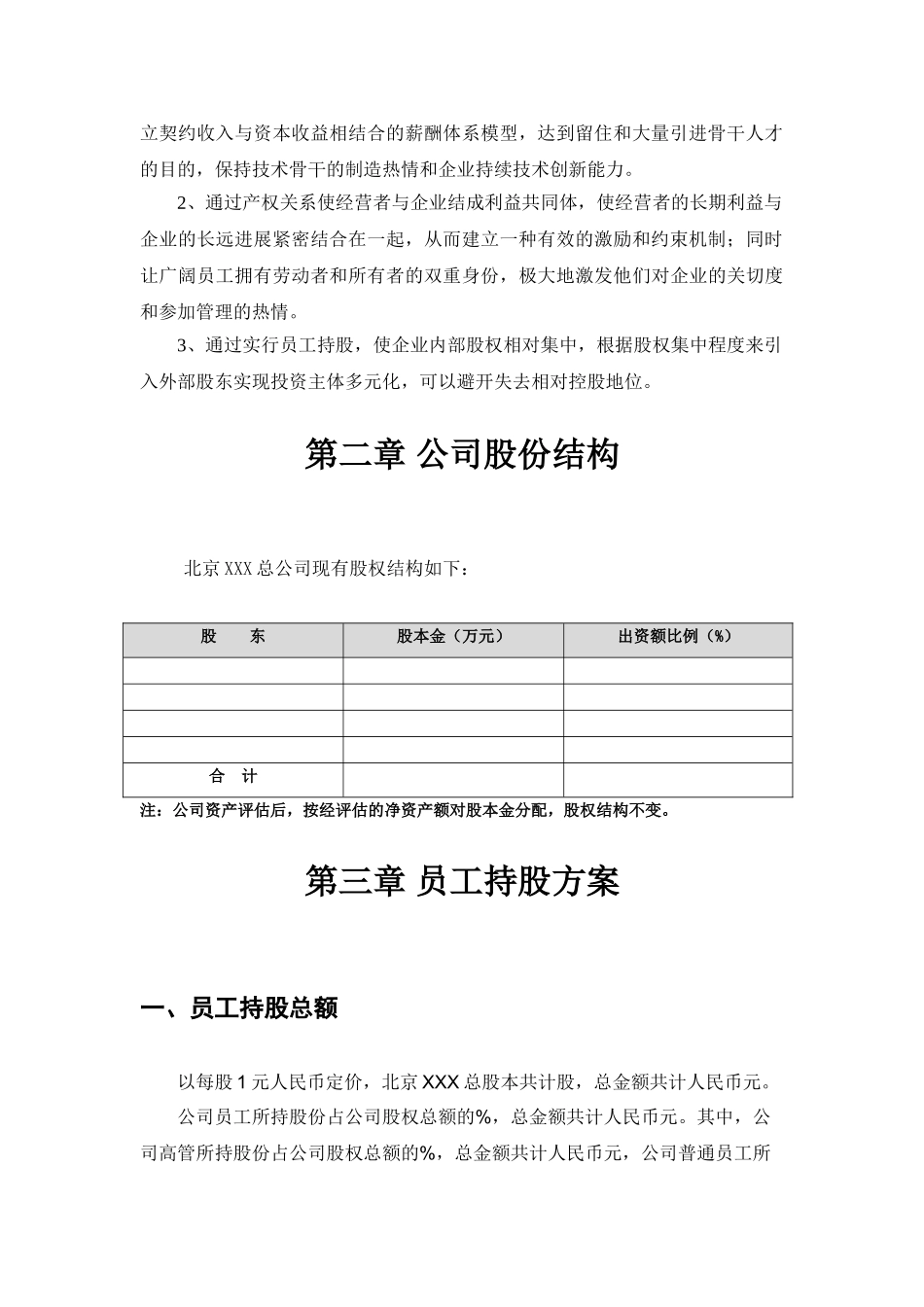 某公司员工持股方案设计_第3页