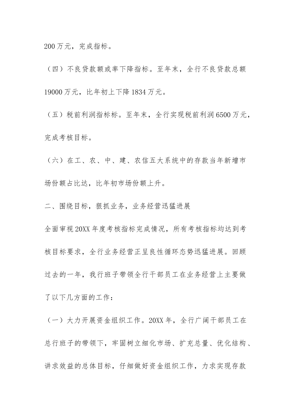 某农村合作银行2024年工作总结-_第2页