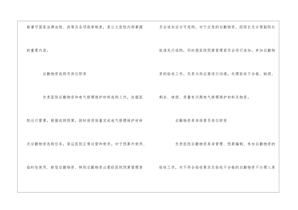 某单位内部控制岗位职责--内控管理职能_第2页