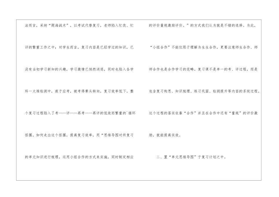 某学校单元复习校本研修计划_第2页