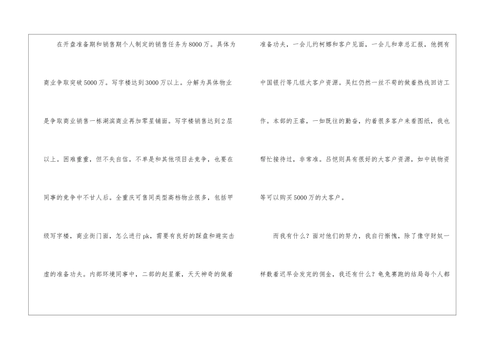 某房地产销售工作计划_第2页